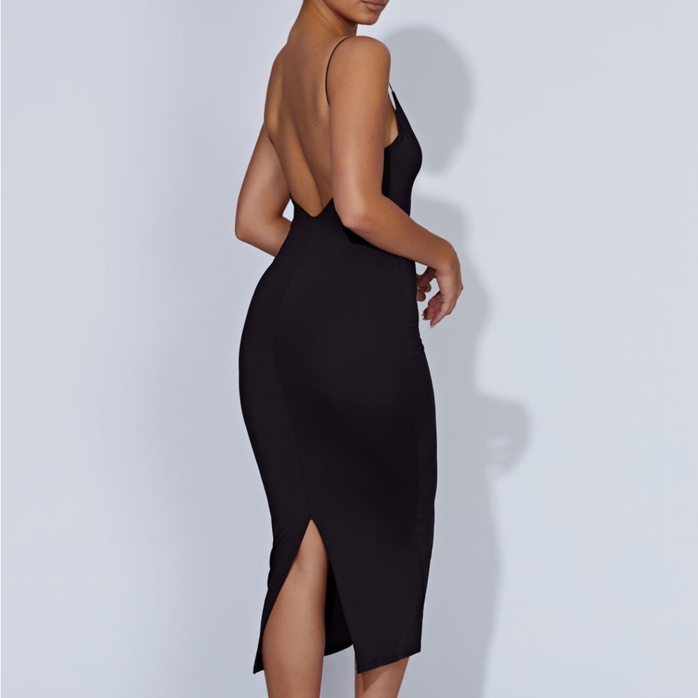 Lexus Scoop Back Midi Dress